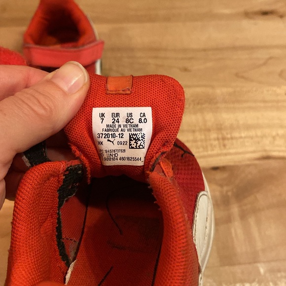 Red toddler running shoes unisex - Picture 4 of 4